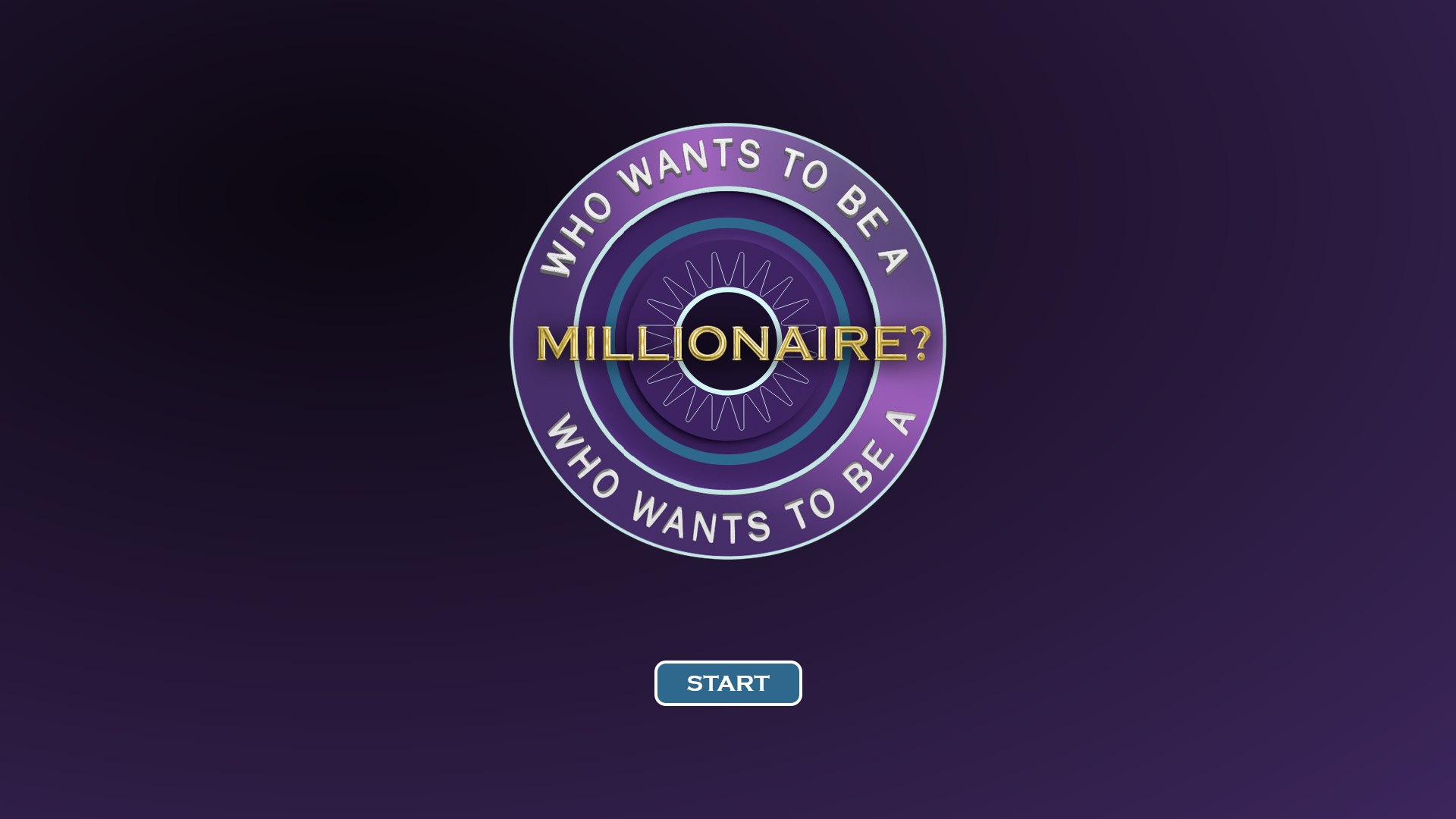 Who Wants to Be A Millionaire? A WWTBAM browser game built using JavaScript